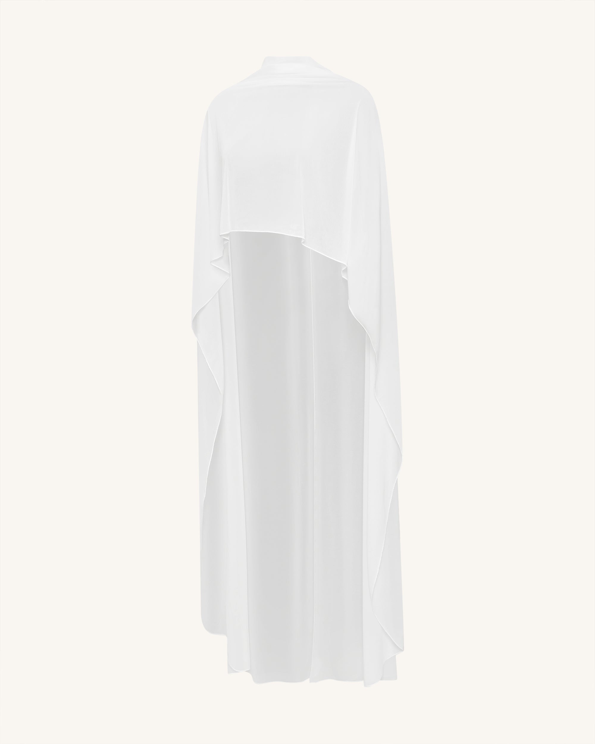 Tulle Cape Shawl - White