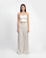 Sweetheart Bustier - White