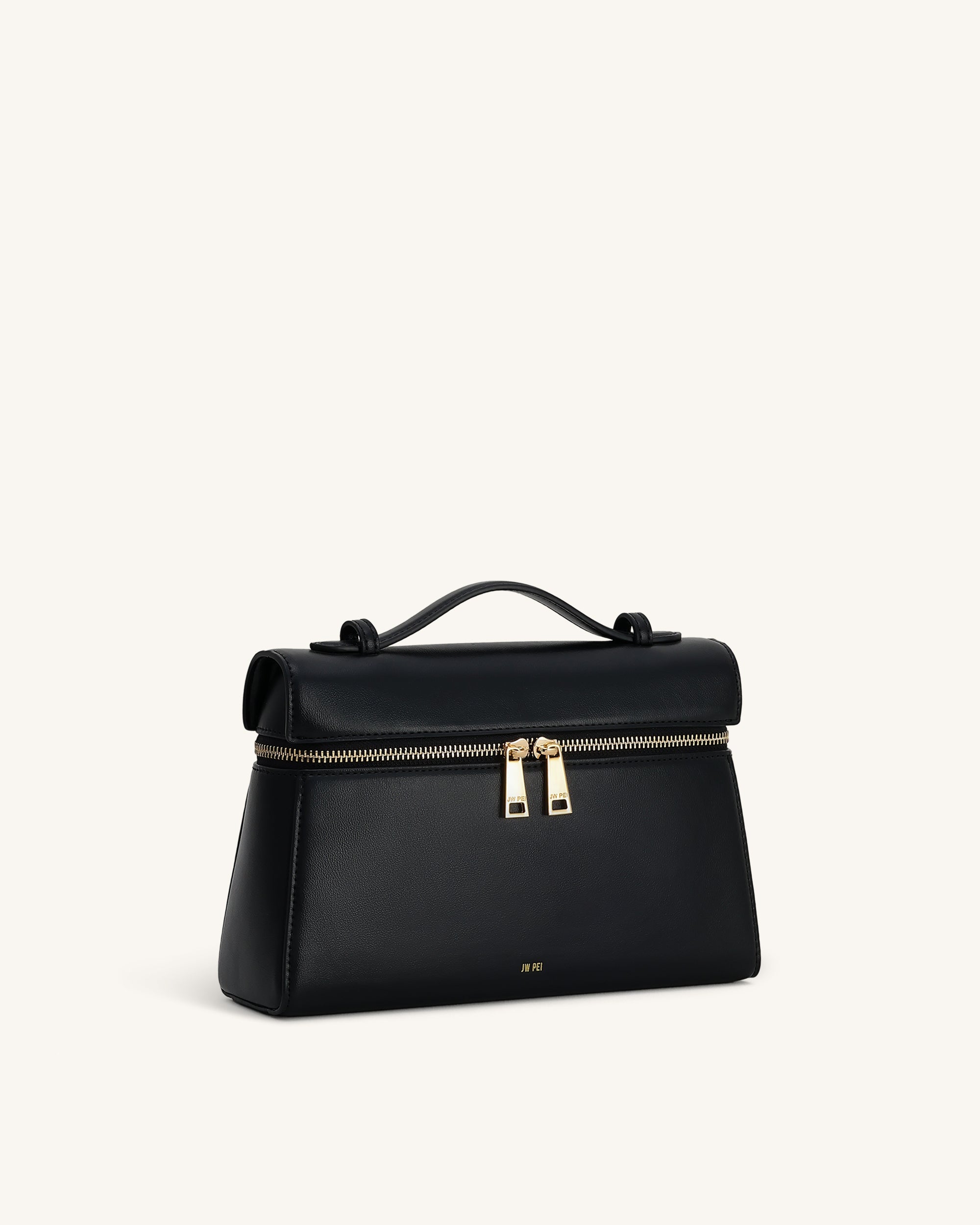 Thea Large Top Handle Bag - Black