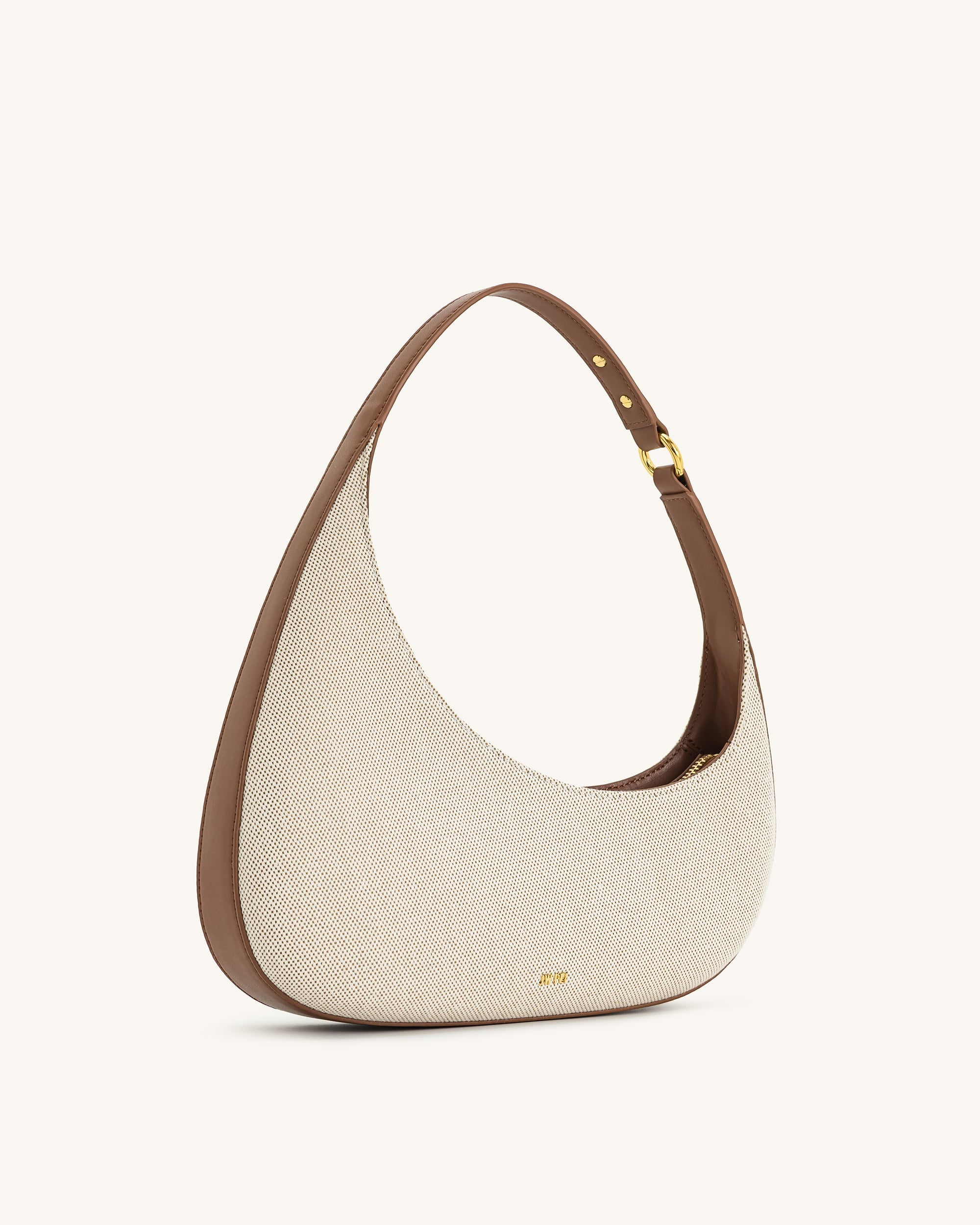 Harlee Shoulder Bag - Brown Canvas