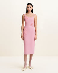 Garden Grace Sheath Dress - Pink