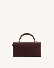 Keyla Top Handle Bag - Deep Burgundy