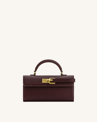 Keyla Top Handle Bag - Deep Burgundy