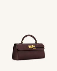 Keyla Top Handle Bag - Deep Burgundy