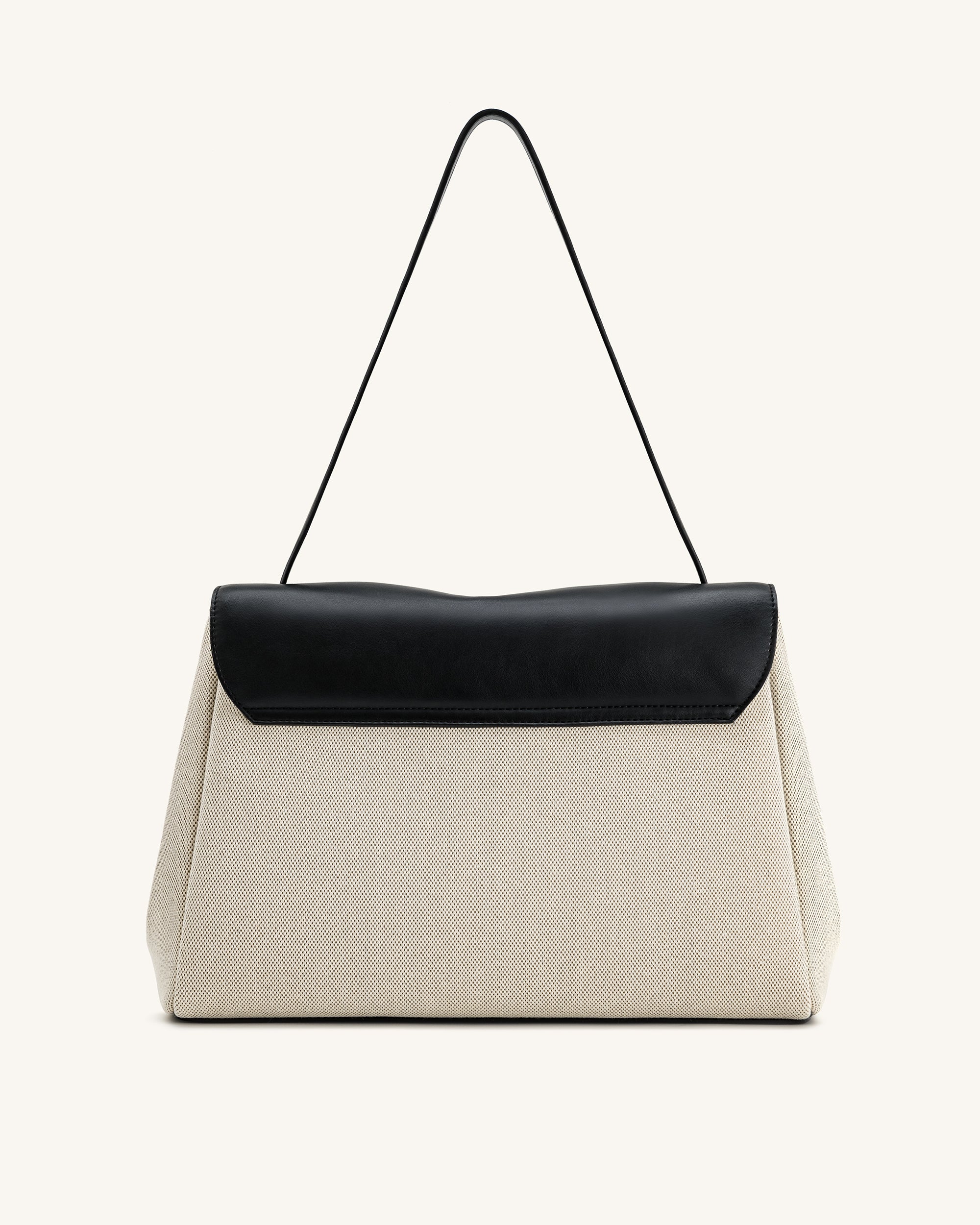 Hilary Shoulder Bag - Black Canvas