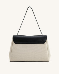 Hilary Shoulder Bag - Black Canvas