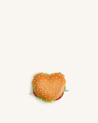 Heart Burger Novelty Clutch Bag - Multicolor