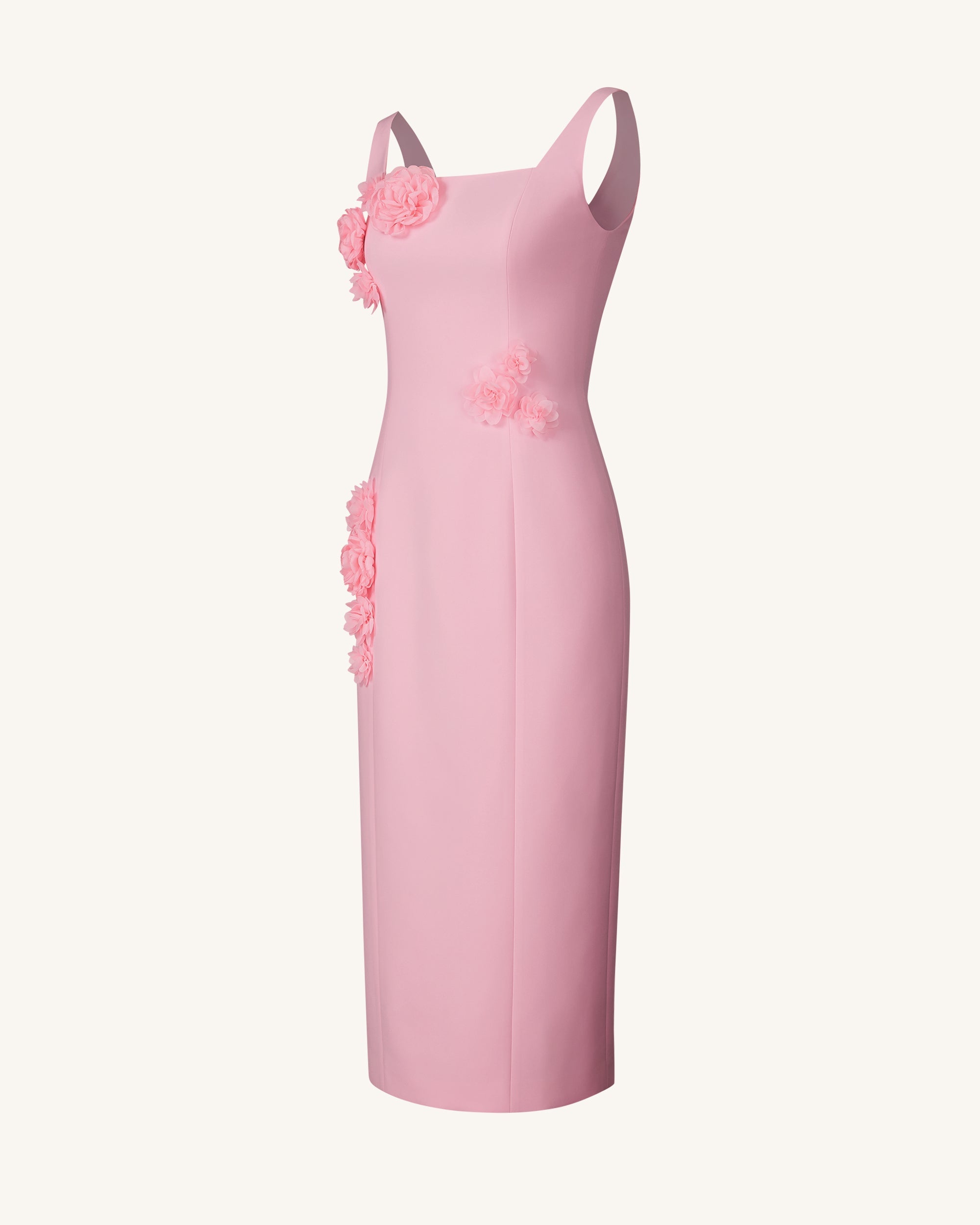 Garden Grace Sheath Dress - Pink