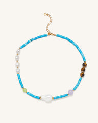 Turquoise Multi Beaded Necklace